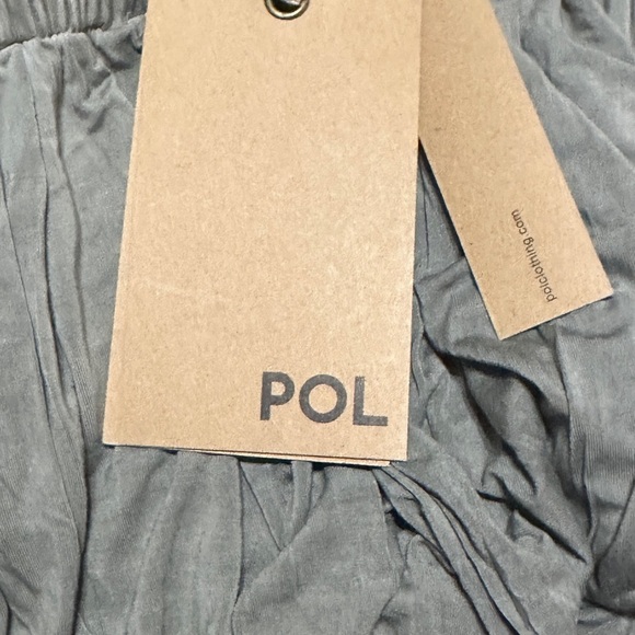 Dove Gray Pleated Mini Skirt Small Cottagecore Boho Coastal - Picture 8 of 10